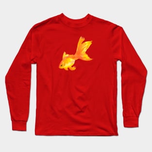 Artistic Gold Fish Long Sleeve T-Shirt